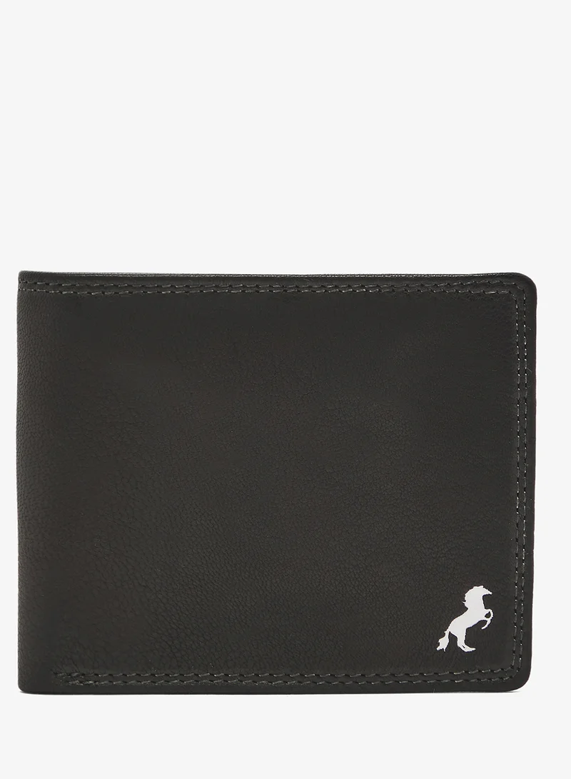 روبرت وود محفظة جلدية مطوية بشعار حصان